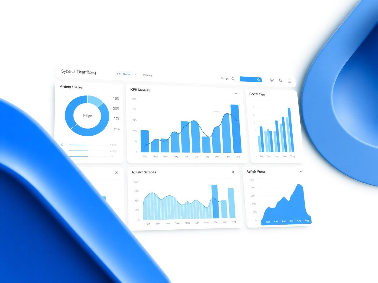 Vista previa de un dashboard empresarial en la nube